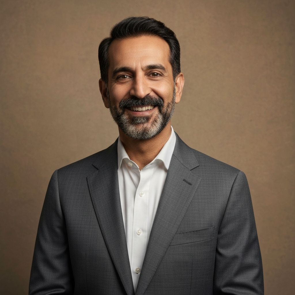 Portrait of Ahmed Khan, Chief Executive Officer